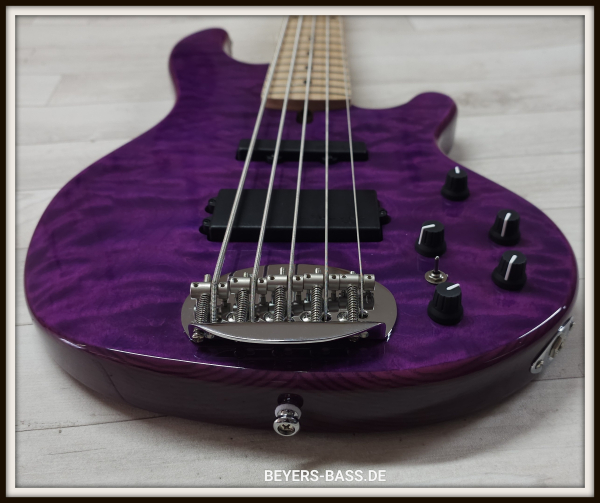 Preview: Lakland Skyline 55-02 Deluxe, Translucent Purple Gloss